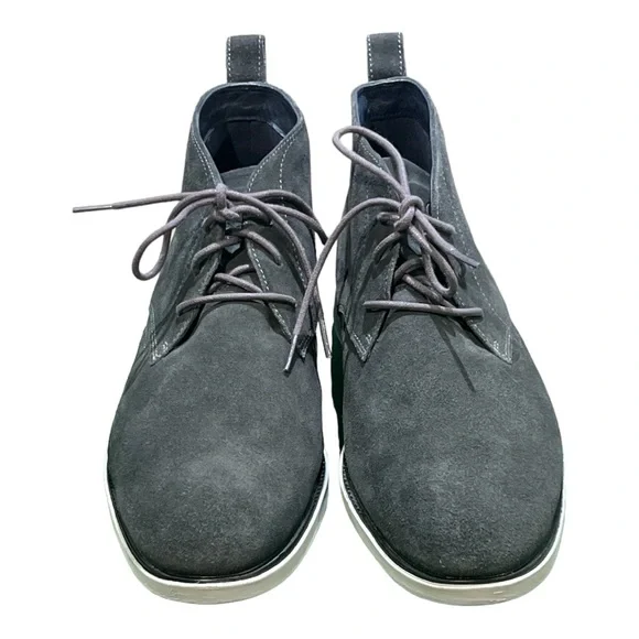Cole HAAN Grand Evolution Chukka Grey Suede/Vapor Men’s Shoes Size 13M. - Picture 4 of 7